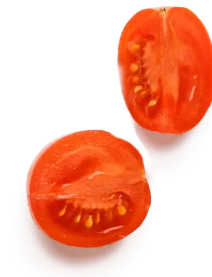 Two Sliced tomato