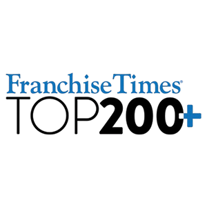 Franchise Times TOP 200+" logo featuring the text in bold, blue and black.